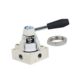 Kalite  4HV Manual Pneumatic Control Valves , NBR Seal / TC Seal Pneumatic Lever Valve With Nut Fabrika