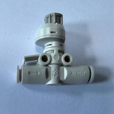 Çalışma sıcaklığı -10 C 80 C G3/8 tüp boyutu siyah renkli pnevmatik boru armatürleri